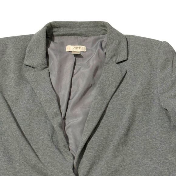 LOFT Blazer - LP Large Petite - Gray - Soft & Stretchy - Classic Suit Jacket - Picture 5 of 15